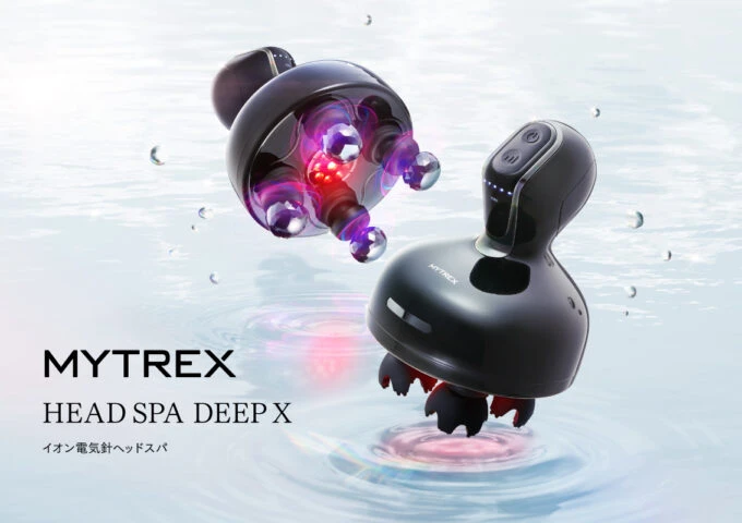 大人気電気針ヘッドスパが進化!「イオン導入・導出」機能を搭載した「HEAD SPA DEEP X」が誕生。